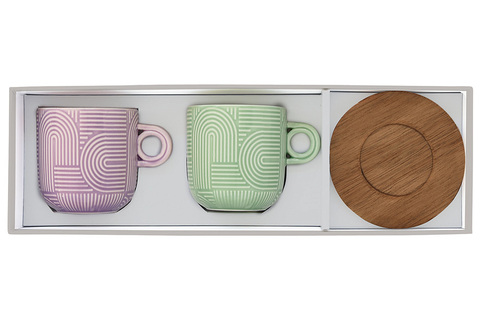 Набор чашек 2шт 250мл Easy Life Радуга el-r1781/tlo3