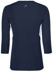 Женская теннисная футболкаHead Club Tech 3/4 Shirt W - dark blue