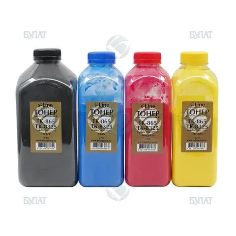 Тонер БУЛАТ s-Line TK-865, TK-8325 для Kyocera TASKalfa 250ci, TASKalfa 2551ci (Пурпурный, банка 270 г)