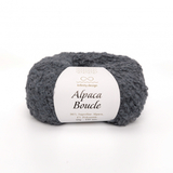 Пряжа Infinity Alpaca Boucle 1053 темно-серый