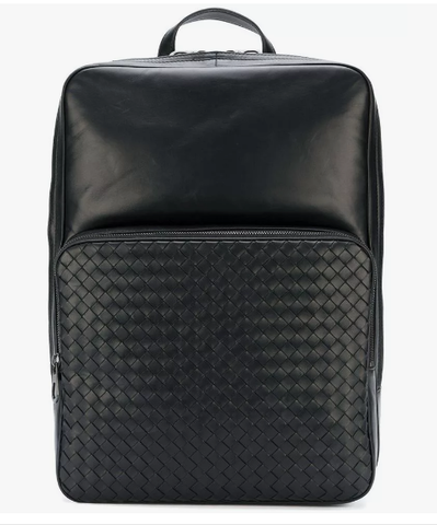 Рюкзак мужской Bottega Veneta Intrecciato Small черный