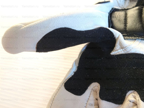 Мотоперчатки кожаные RS Taichi NXT047, бело-синие