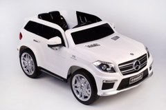 Детский электромобиль Rivertoys Mercedes-Benz GL-63 LS-628 белый
