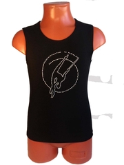 Майка с закрытыми лопатками