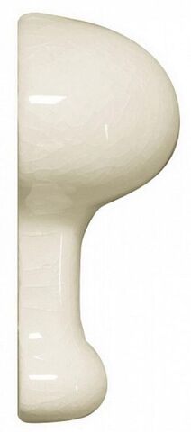 Adex Modernista Angulo Moldura Lisa PB C/C Marfil 2.7x5.1