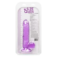 Фиолетовый фаллоимитатор Size Queen 6