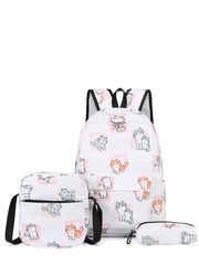 Çanta \ Bag \ Рюкзак cat white