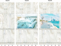 Панель ПВХ фотопечать 3D Panda Оникс 2700х250 мм