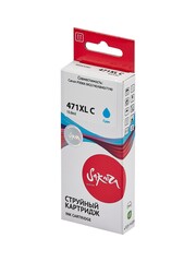 Струйный картридж Sakura 0347C001 (471XL C) для Canon PIXMA MG5740, 6840, 7740, водорастворимый тип чернил, голубой, 10,8 мл., 680 к.