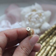 Гематин гематит, шестиугольные бусины, 6 мм, бронза, 5 нитей, ГМ011