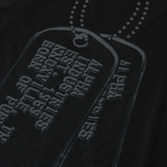 Футболка Alpha Industries Alpha Dog Tag Tee Black (Черный)