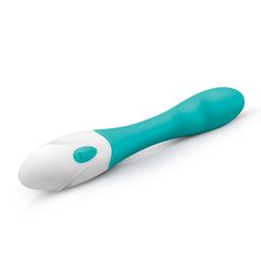 Зеленый вибратор для G-стимуляции Tate G-Spot Vibrator - 20 см. - 