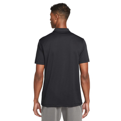 Поло теннисное Nike Men's Court Dri-Fit Solid Polo - black/white