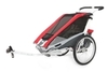 Картинка коляска Thule Chariot Cougar 2 красная  - 1