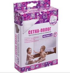 Сетка-полог Help 140х70х82см на детскую кроватку 80008