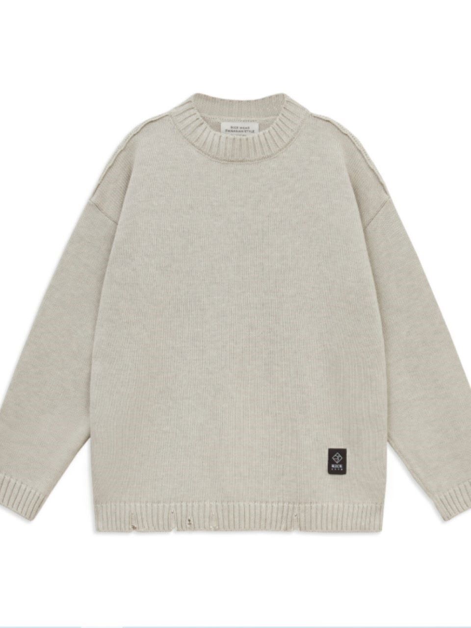 Свитер PANASIAN TORN SWEATER/GREY