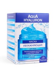 Floresan AQUA HYALURON Маска для лица увлажняющая с экстрактом алоэ,150мл