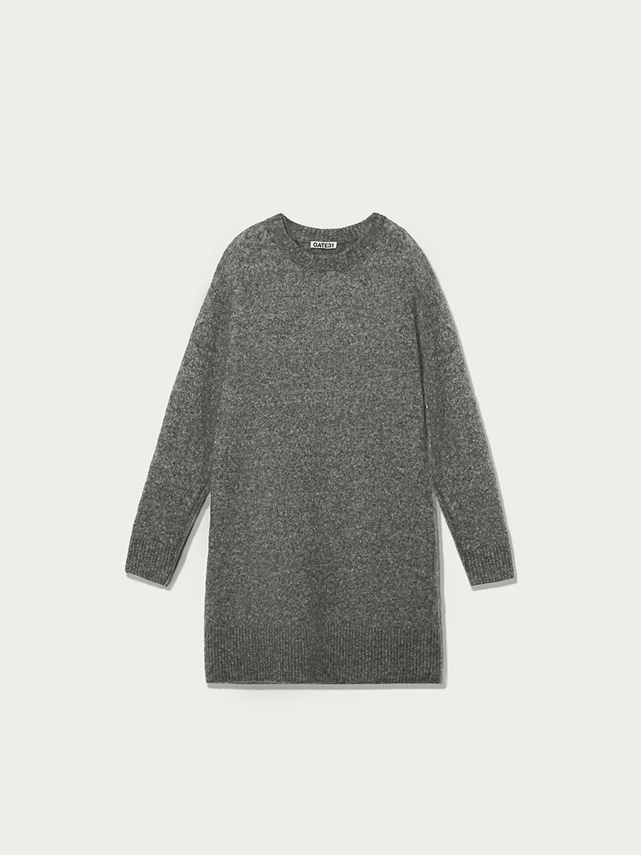 

Платье Майки из мохера, Серый
