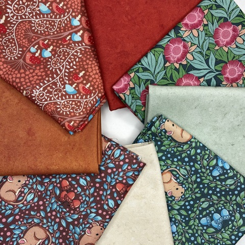 Набор ткани для пэчворка Счастливая звезда JulidoQuilt