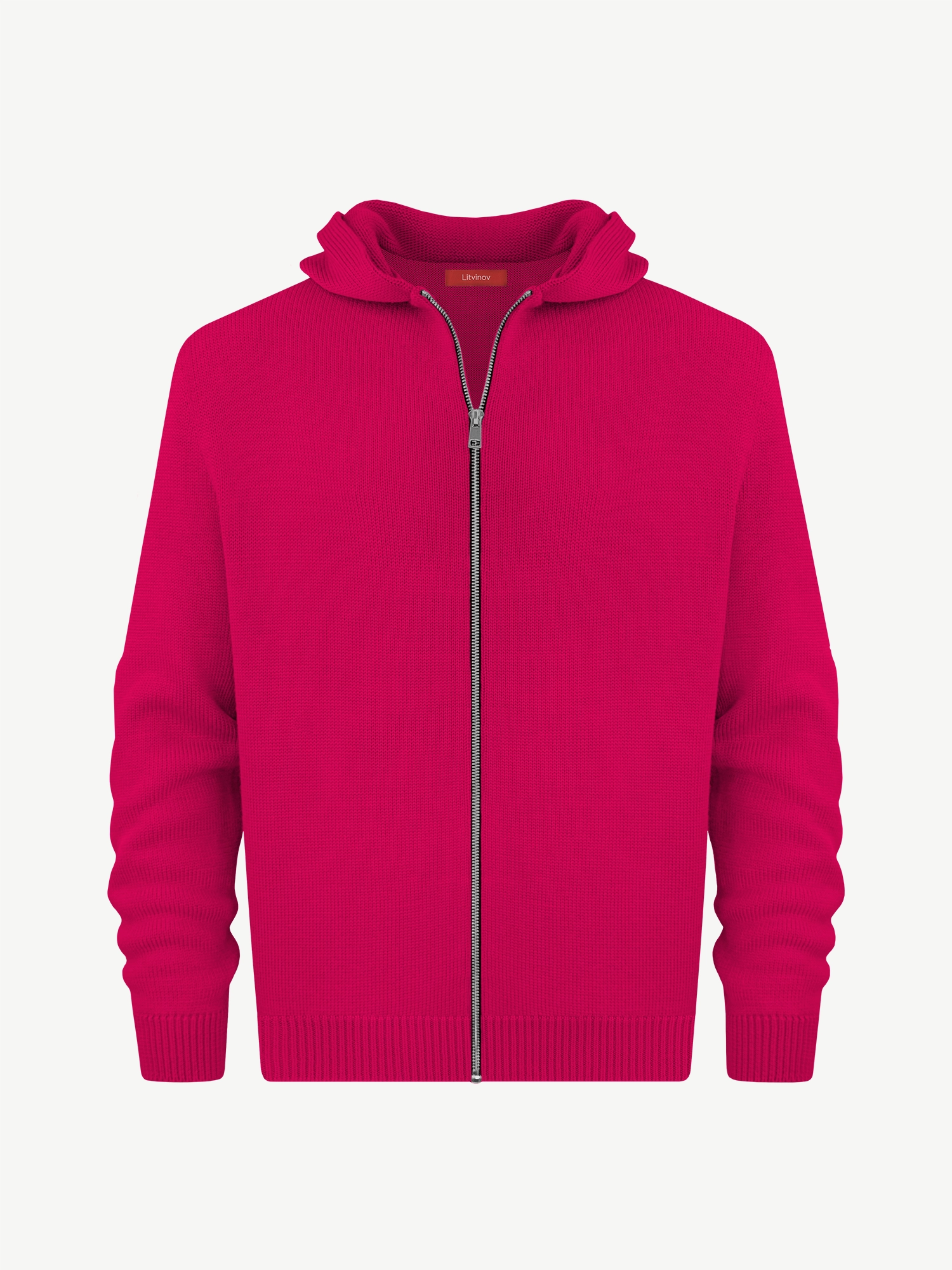 Толстовка на замке из экохлопка