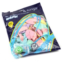 
          Шар воздушный Alingar, №12, цвета пастель, ассорти, 100 шт/уп, пакет с европодвесом