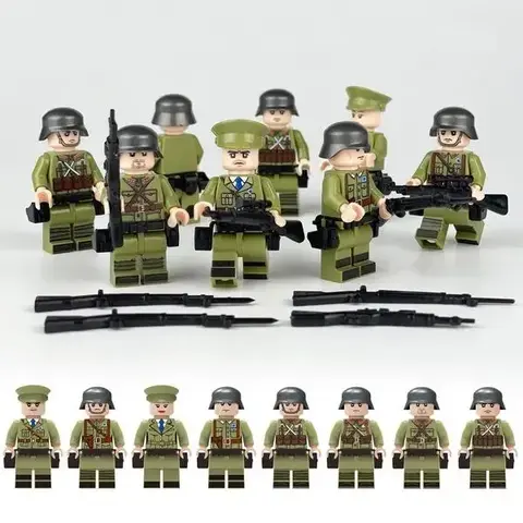 Минифигурки набор Немецкие солдаты Вторая Мировая Война