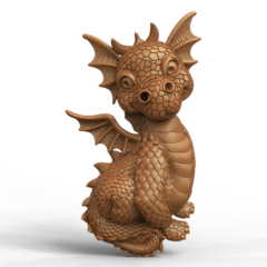 Силиконовый молд Дракончик № 494