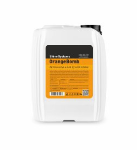 Shine Systems OrangeBomb Shampoo – автошампунь для ручной мойки, 5 л