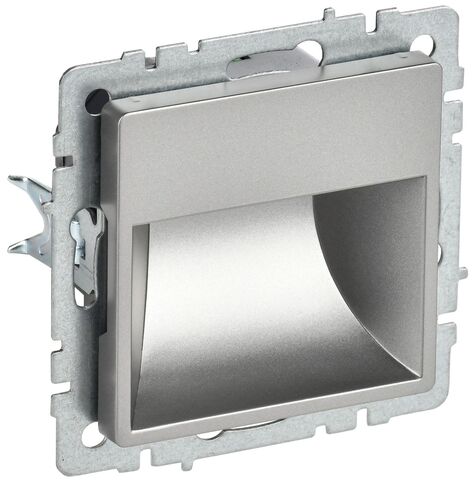 BRITE Подсветка LED встраиваемая ПЛ20-БрС сталь IEK