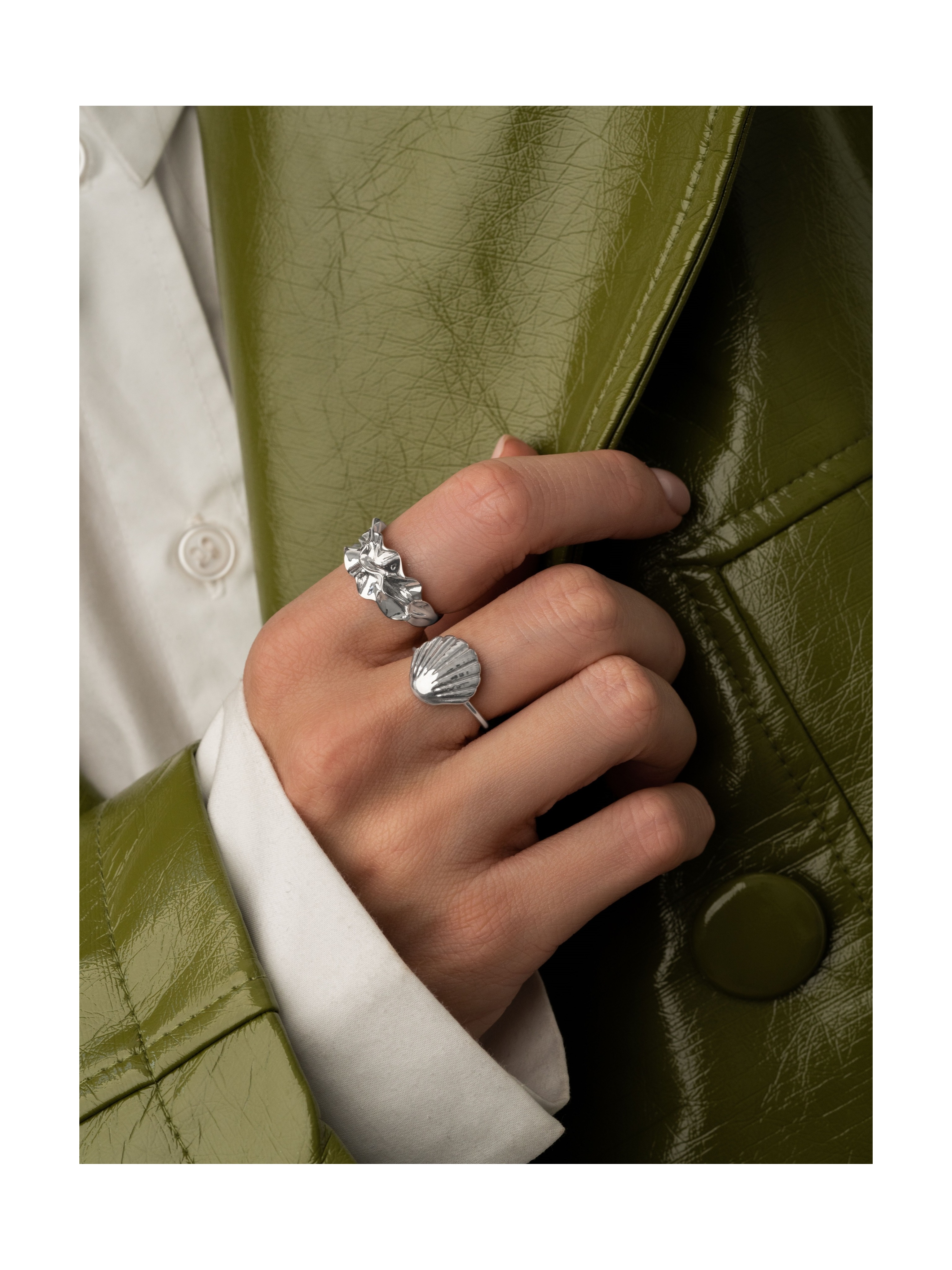 Кольцо Ракушка