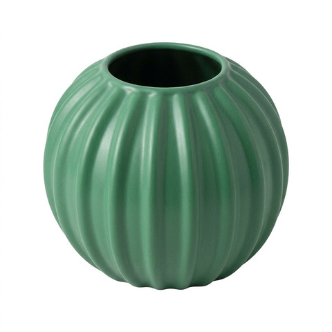 Ваза керамическая Pumpa, 15х15 см, зеленый