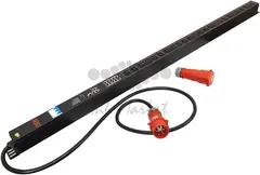 Блок распределения питания Powercom PDU-32AVMS24-18C3-6C9-3P 18*C13+6*C19, 32A, 3 ph (1918837)