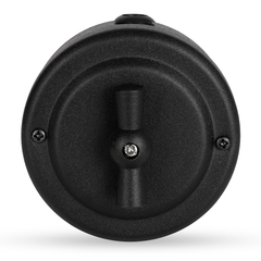 Выключатель ретро поворотный 2 кл. Черный "Black matt" VINTAGE-BRASS 30201-5 / 2 группы света