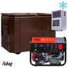 Бензиновый генератор в зимнем кожухе с блоком АВР Fubag BS 6600 DA ES/1200SCW RAL 8019 — фото 1