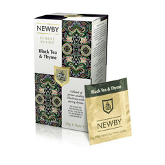 Чай Newby Black Tea & Thyme черный с чабрецом 25 пакетиков