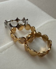 84622- Сет из трёх колец LV в качестве lux
