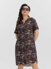 4630 Туника на пуговицах