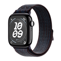 Умные часы Apple Watch Series 9 GPS, 45mm, Aluminium Case with Nike Sport Loop, Midnight/Black Blue (Темная ночь) MR9Q3/MUJX3