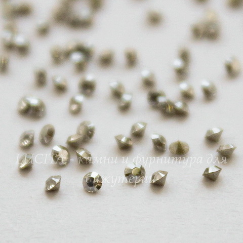 1028 Стразы Сваровски Crystal Silver Shade PP 6 (1,3-1,35 мм), 20 штук