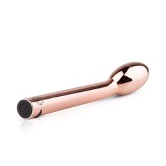 Золотистый вибратор для G-стимуляции Rosy Gold G-spot Vibrator - 22 см. - 