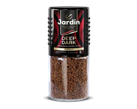 купить Кофе растворимый Jardin Deep Dark, 95 г стеклянная банка