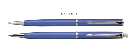 Ручка шариковая Parker Insignia K148, Satin Lite Blue CT (S0704480)