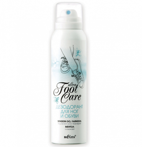 Ultra foot care Дезодорант для ног и обуви 150 мл. Белита