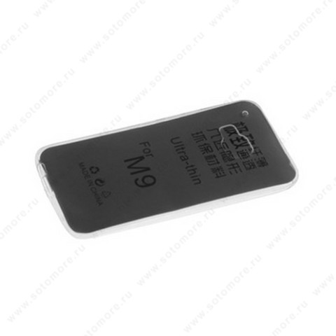 Накладка силиконовая для HTC One M9 прозрачная