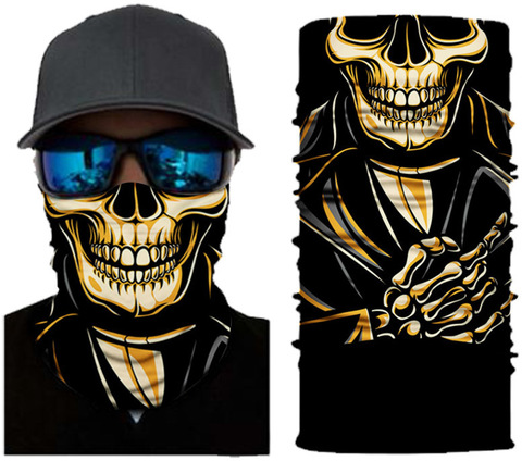 Картинка бандана-труба Skully Wear Tube skull s227 - 2