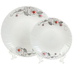 Сервиз столовый стеклокерам, 19 пр, 6 перс, Daniks, Рапсодия