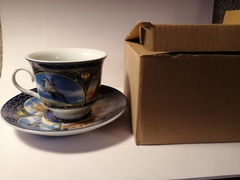 Чайная пара с видами Петербурга