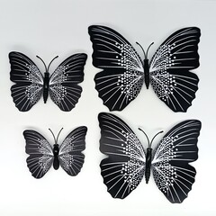 Набор бабочек на булавке, р. 6-11 см.