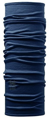 Картинка шарф-труба Buff wool lightweight Solid Denim - 1