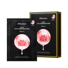 JMsolution Active Lotus Nourishing Mask Ultimate питательная тканевая маска с экстрактом лотоса